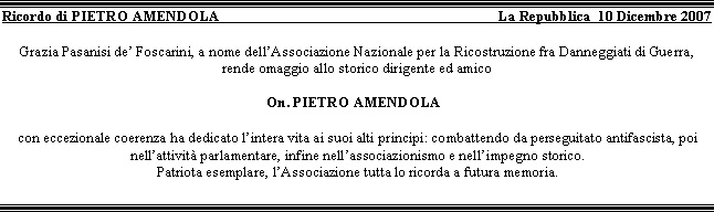 La Repubblica del 10 dicembre 2007